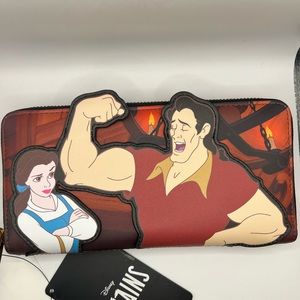 Loungefly Disney Villains Gaston Ziparound Wallet